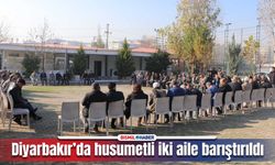 Diyarbakır'da 2 yıllık husumet barışla son buldu