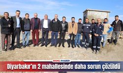 Diyarbakır’da 2 mahallede daha içme suyu sorunu çözüldü