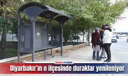 Diyarbakır’ın o ilçesinde duraklar yenileniyor