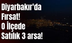 Diyarbakır'da Fırsat! O İlçede Satılık 3 arsa! İşte Detaylar…