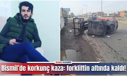 Bismil’de forkliftin altında kalan genç, hayatını kaybetti