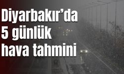 Diyarbakır’da 5 günlük hava tahmini: Kar bekleniyor mu?