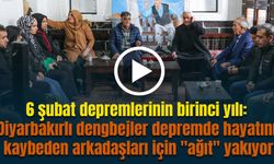 Diyarbakırlı dengbejler depremin acısını ağıt yakarak yansıtıyor