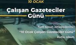 DÜNYA ÇALIŞAN GAZETECİLER GÜNÜ İMİŞ 10 OCAK!..