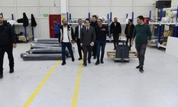 Kaymakam, yeni faaliyete geçen 5 Tekstil Fabrikasında inceleme yaptı