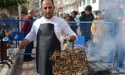 Mardin'de hamsi festivali! 1 ton hamsi ikram edildi