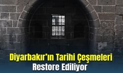 Diyarbakır’ın Tarihi Çeşmeleri Restore Ediliyor