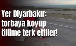 Diyarbakır’da torbaya koyup ölüme terk ettiler!