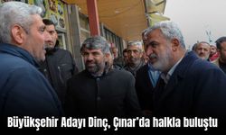 HÜDA PAR Diyarbakır Büyükşehir Adayı Dinç, Çınar’da halkla buluştu