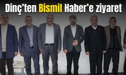 Milletvekili ve Diyarbakır Büyükşehir Adayı Dinç’ten Bismil Haber’e ziyaret