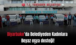 Diyarbakır'da Belediyeden Kadınlara beyaz eşya desteği!