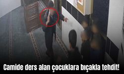 Diyarbakır’da Camide Kur'an-ı Kerim eğitimi alan çocuklara bıçakla tehdit