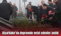 Diyarbakır'da depremde vefat edenler anıldı