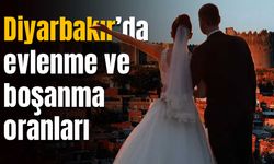 Diyarbakır’da evlenme ve boşanma istatistikleri