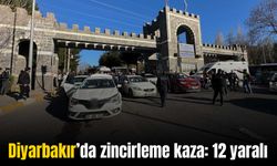 Diyarbakır’da 6 aracın karıştığı zincirleme kaza: 12 yaralı