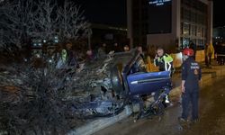 Elazığ'da otomobil devrildi! 2 ağır yaralı