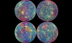 NASA, Merkür'ün yeni fotoğraflarını paylaştı