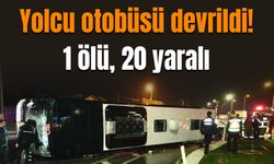Balıkesir'de Yolcu Otobüsü Devrildi: 1 Ölü, 20 Yaralı