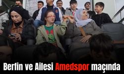 Berfin ve Ailesi Amedspor maçında şeref konuğu