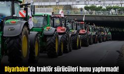 Diyarbakır’da traktör sürücüleri bunu yaptırmayınca devreye jandarma girdi!