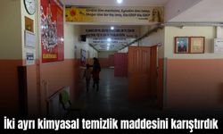 Diyarbakır’da okulda temizlik yapan öğrenciler hastanelik oldu