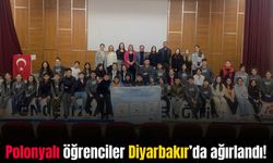 Polonyalı öğrenci ve öğretmenler Diyarbakır'a konuk oldu