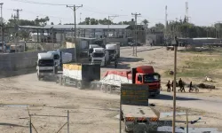 Libya’dan gönderilen dev yardım Gazze'ye ulaştı!