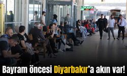 Diyarbakır’da otogarda tatil yoğunluğu