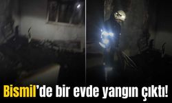 Bismil’de ev yangını: Eşyalar kullanılamaz hale geldi
