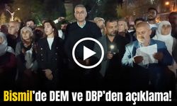 Bismil’de DEM Parti ve DBP’den açıklama: “Bir an önce mazbatalarımızı verin”