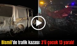 Bismil’de otomobil ile ticari araç çarpıştı: 3’ü çocuk 13 yaralı