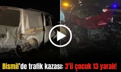 Bismil’de otomobil ile ticari araç çarpıştı: 3’ü çocuk 13 yaralı