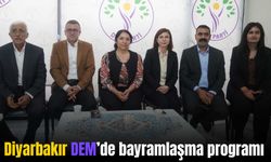 Diyarbakır Büyükşehir Belediye Eşbaşkanları, bayramlaşma programına katıldı