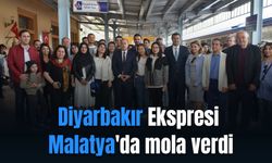 İlk Seferine Çıkan Diyarbakır Ekspresi Malatya'da mola verdi