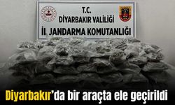 Diyarbakır’da bir araçta geçirildi: Tam 71 kilo!