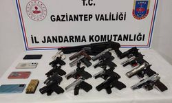 Gaziantep'te 18 adet silah ele geçirildi