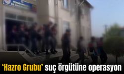‘Hazro Grubu’ suç örgütüne operasyon: 7 tutuklama