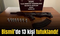 Bismil’de 13 kişi tutuklandı, 882 bin TL ceza kesildi