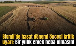 Diyarbakır’da hasat dönemi öncesi kritik uyarı