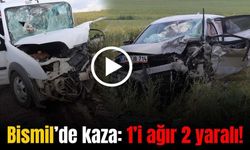 Bismil’de trafik kazası: 1’i ağır 2 yaralı - Bismil Haber