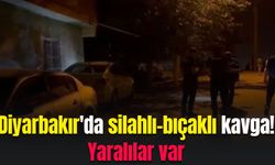 Diyarbakır'da silahlı-bıçaklı kavga! Yaralılar var