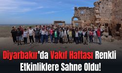 Diyarbakır'da Vakıf Haftası Renkli Etkinliklere Sahne Oldu!