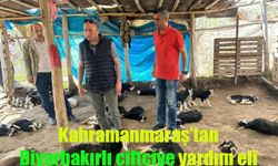 Kahramanmaraşlı hayırseverden Diyarbakırlı çiftçiye yardım eli!