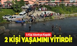 4 Kişi Akıntıya Kapıldı: 2 kişi yaşamını yitirdi!