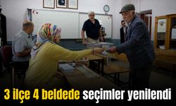 3 ilçe 4 beldede seçimler yenilendi: İşte sonuçlar