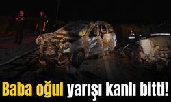 Oğlunun kullandığı otomobili sollamaya çalışırken kaza yaptı: 3 ölü, 5 yaralı