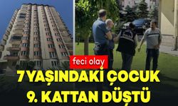 7 Yaşındaki Çocuk 9. Kattan Düştü