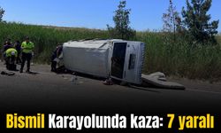Diyarbakır – Bismil Karayolunda minibüs devrildi: 7 yaralı