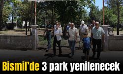 Bismil’de 3 parkta bakım ve onarım çalışması başlatıldı