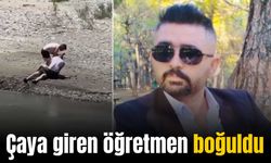 Serinlemek için çaya giren öğretmen boğuldu